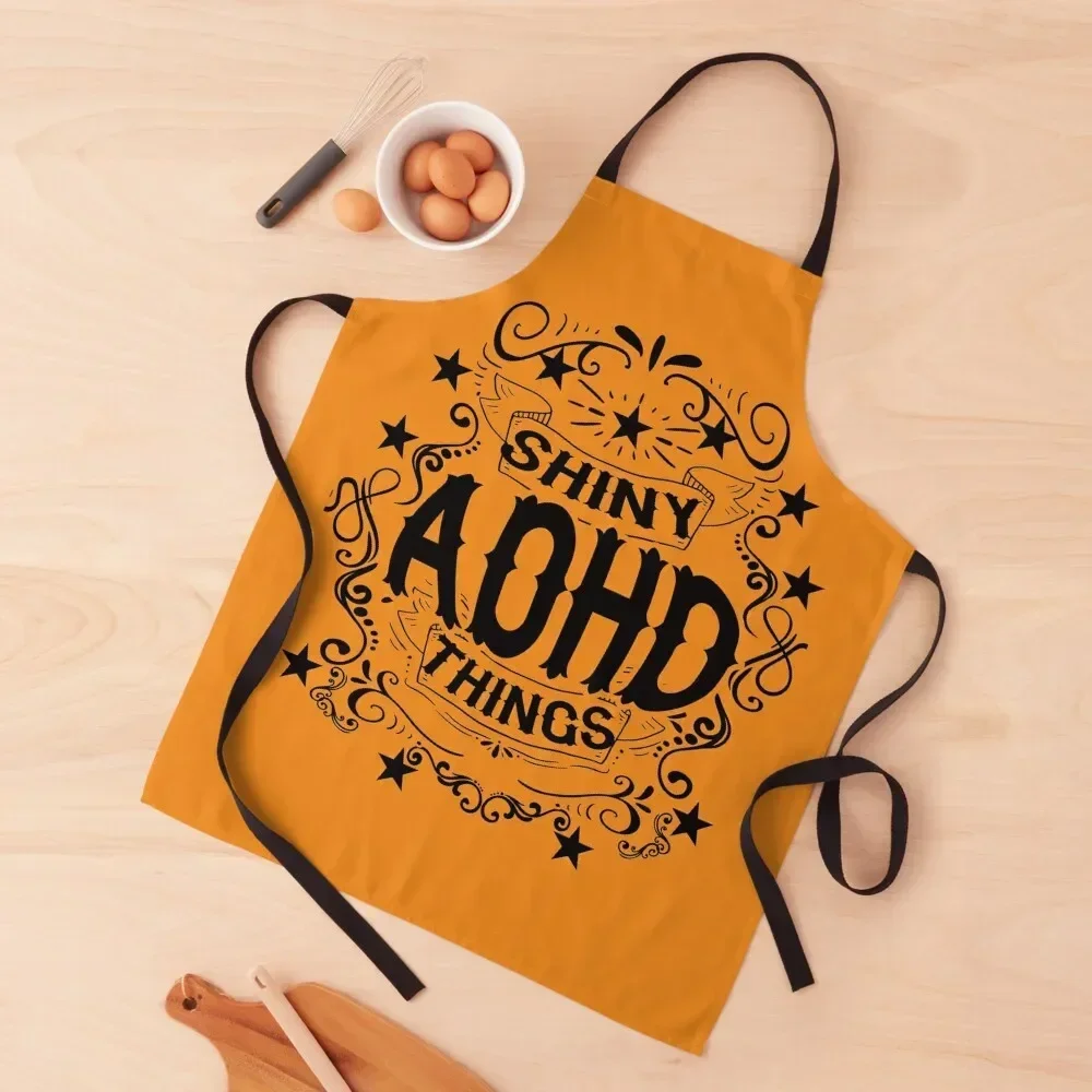 

ADHD Awareness Support ADD Attention Disorder Mom Dad Gifts Apron custom women's kitchen For Kitchen Women chef for man Apron