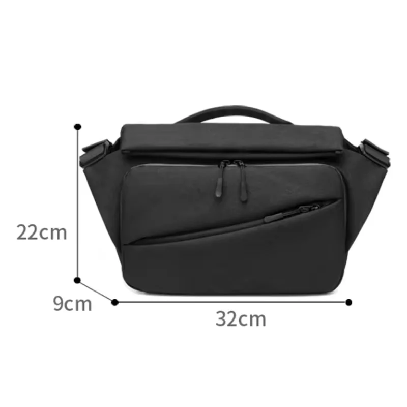 OZUKO Lightweight Messenger Bag, Maleta Crossbody masculina, Boys Llaptop Bag, Livro escolar, Pacote de cintura para esportes ao ar livre