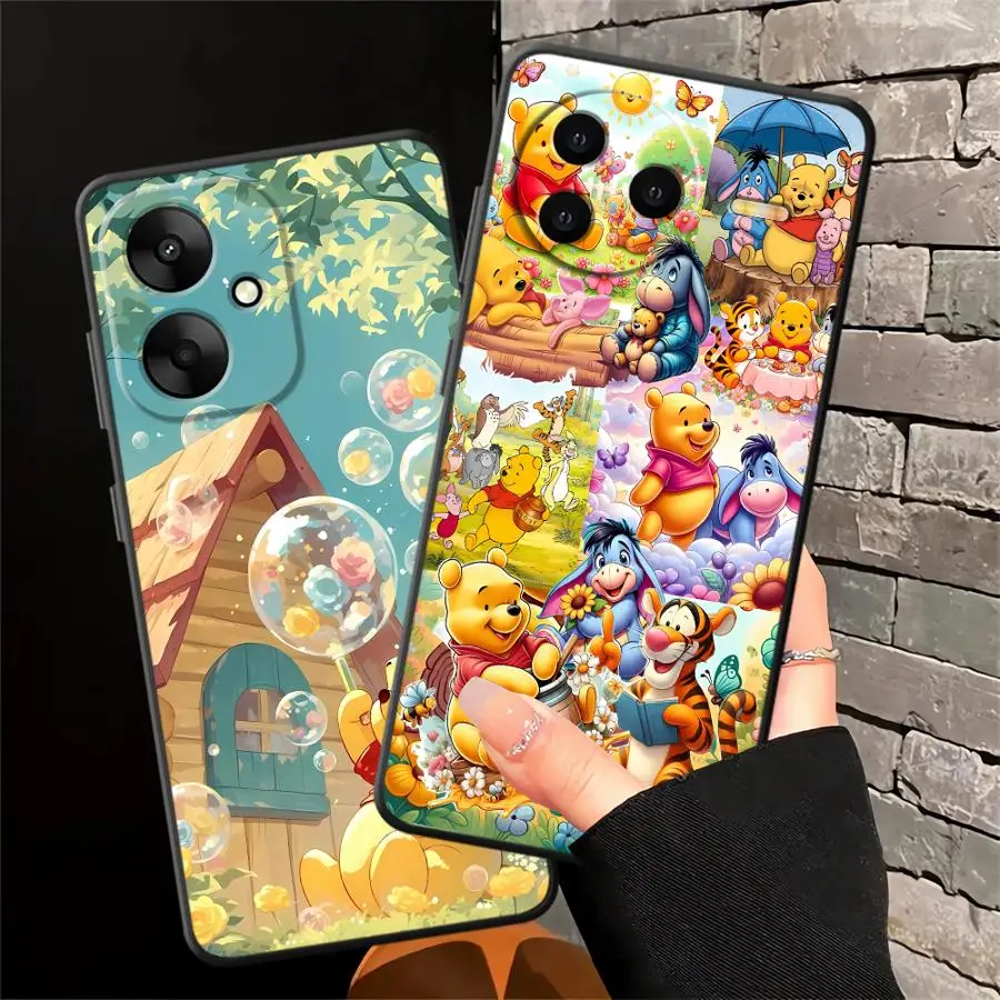 Disney Winnie The Poodle Soft Back Phone Cover Case for Xiaomi Redmi 13C K60 9A 9C 9T 12 10 A5 A1 A2 Plus K40 K50 Gaming 12C