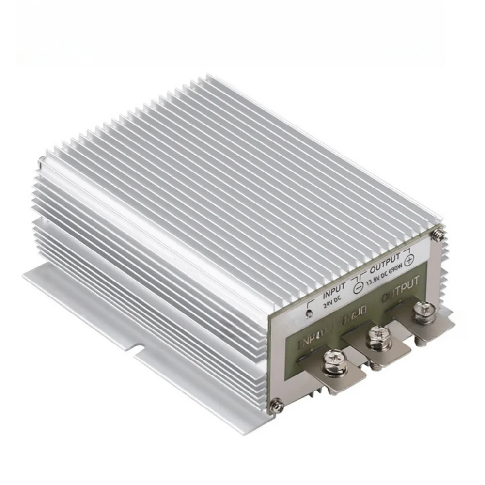 24V To 13.8V 50A 690W DC-DC Step Down Converter IP68 Waterproof Voltage Reducer Power Supply For Car Radio Audio For Amplifier