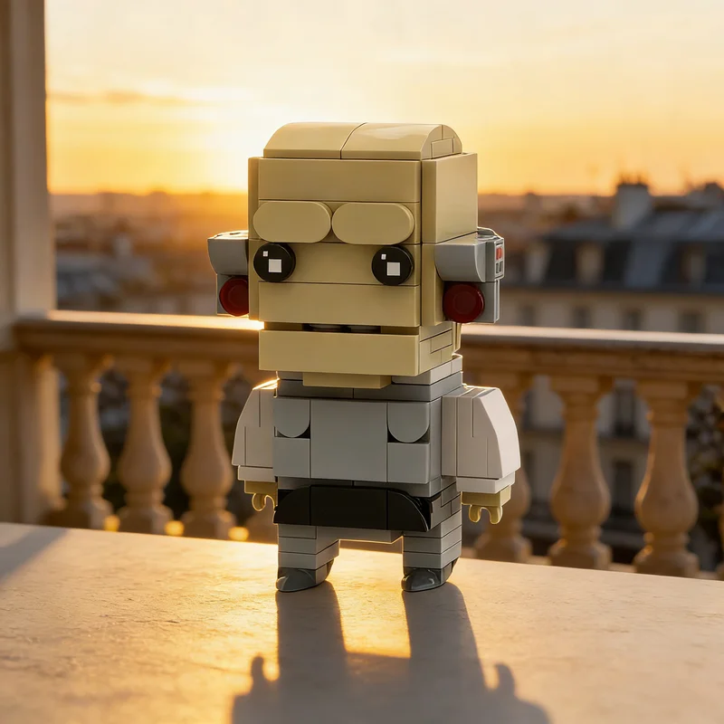 

133pcs MOC Lobot Model Building Blocks Assemble Architecture Christmas Gift DIY Toys Creative Brick Kids Birthday Idea Education