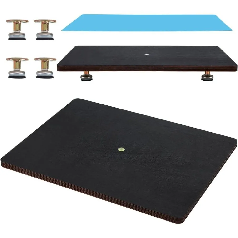 Resin Leveling Board for Epoxy Resin 15.7x11.8 inch Acrylic Adjustable Resin Leveling Table with Mat for Resin Matrixs