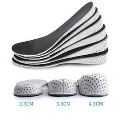 1Pair Height Increase Insoles Unisex Shoes Insole Height Lift Adjustable Cut Shoe Heel Insert Taller Support Absorbant Foot Pads