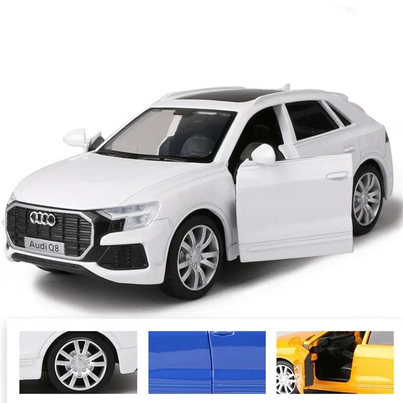 

1:36 AUDI Q8 SUV Alloy Car Model Diecast Simulation Metal Toy Vehicles Car Model Pull Back Collection Boys Toy For Children F165