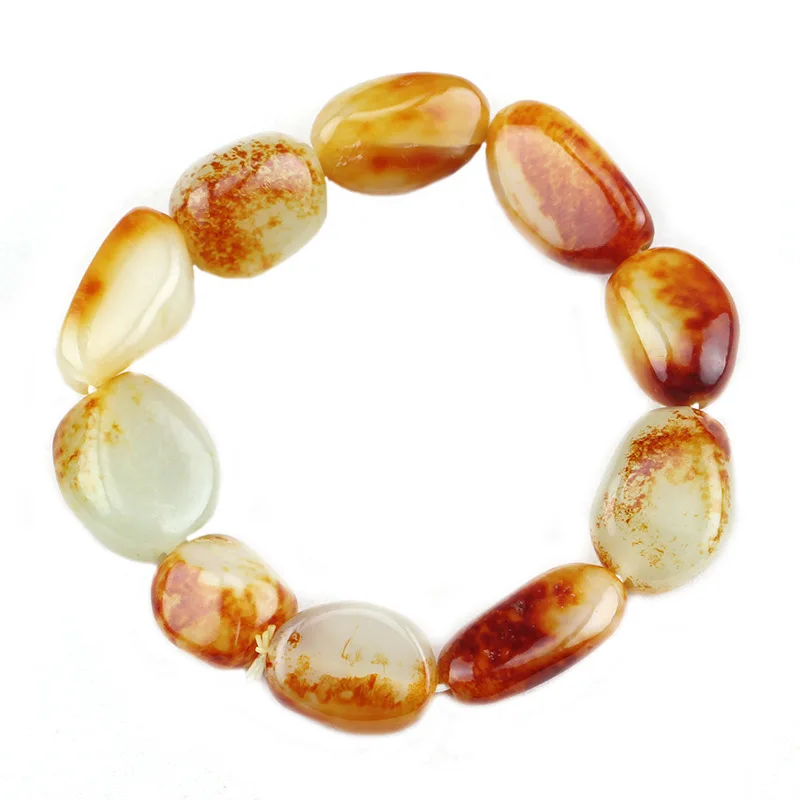 

Браслет унисекс из камня из материала нефрита Hetian