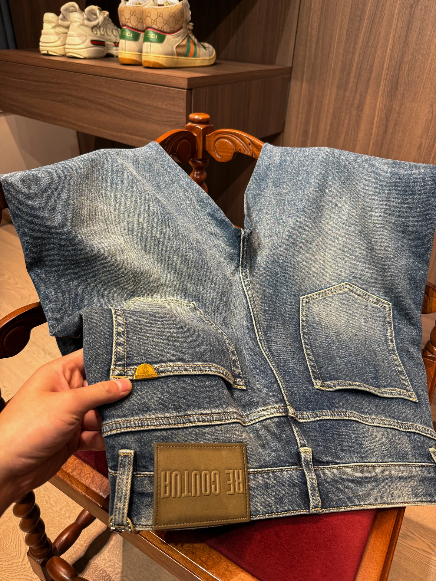 

Comfortable High-Quali Stretch Cotton Slim Fit Men's Jeans Spring Summer Thin Soft Elastic Cotton High-End Straight Leg Jeans