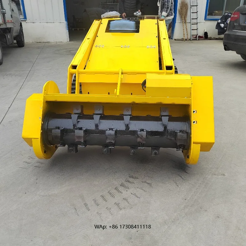 4-Stroke Industrial DIY Class 24v Remote Control Crawler Mower Slope Garden Excavator 24v Slope Embankment Crusher