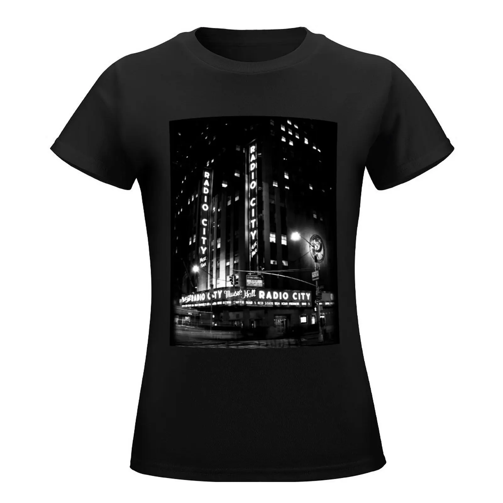 Radio City Music Hall T-Shirt lady clothes funny hippie clothes tops Woman clothes