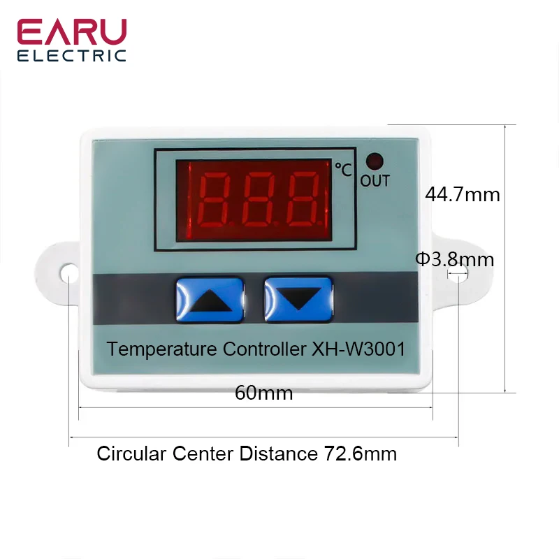 XH-W3001 10a 12V 24V 110V 220V LED Digital Thermostat Temperatur regler Thermo regulator Thermometer Temperatur regler