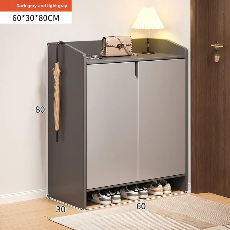 

Stable Shoe Cabinet Household Door Corridor Storage Locker Small Unit Entry Entrance Cabinet Dust-proof Shoe Rack