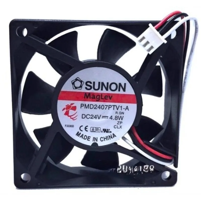 

Новый вентилятор-кулер для SUNON PMD2407PTV1-A 24 В 4,8 Вт, преобразователь частоты 7025, охлаждающий вентилятор 7 см, 3-проводной, 2-проводной, 70*70*25 мм