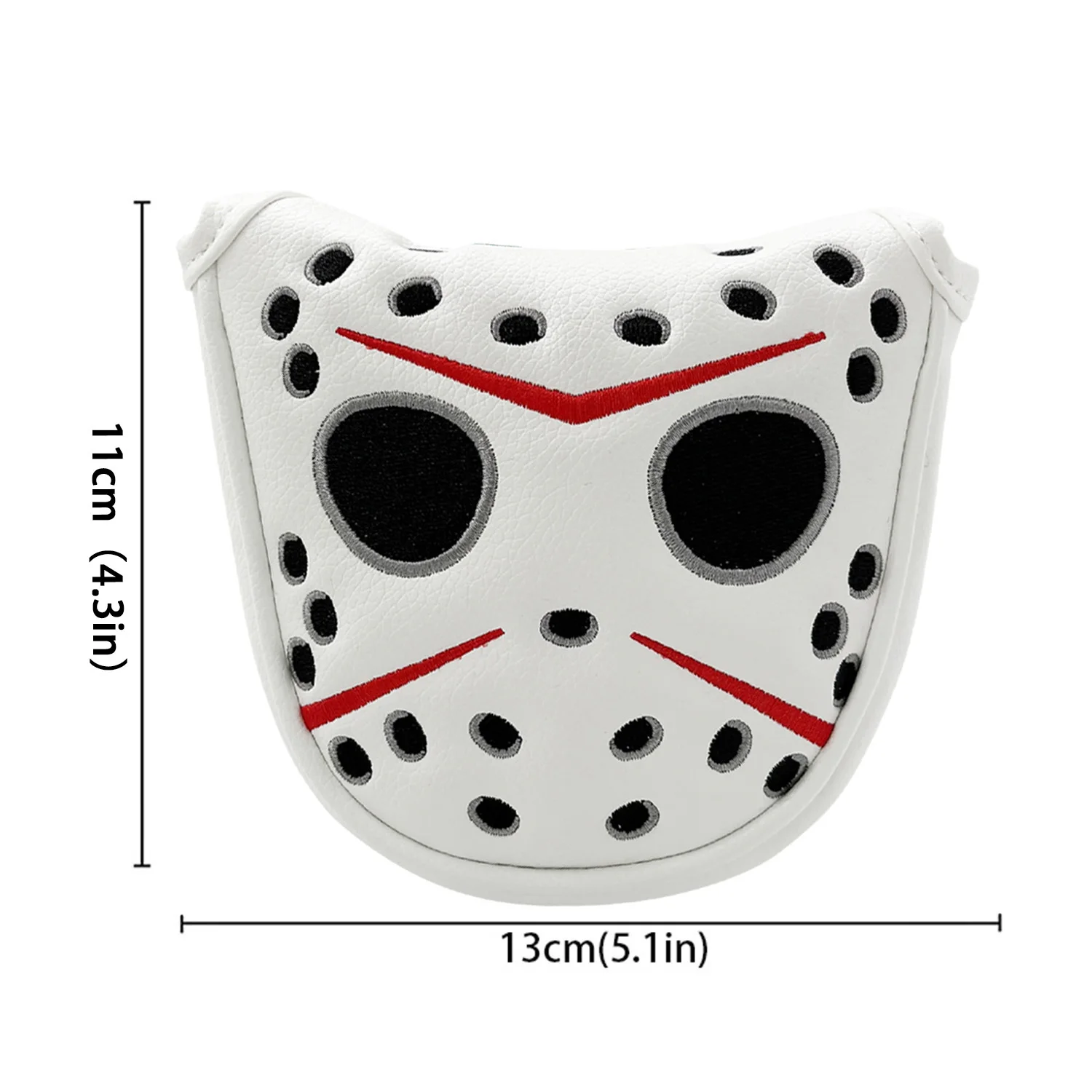 Putter Covers Golf Putter Cover Mallet Putter Headcover Golf Club Cover PU Leather Mallet Putter Cover with view 2