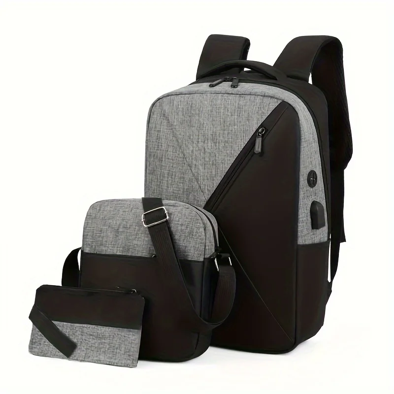 High-Capacity, Spine-Supportive College Backpack - Laptop Compartment, Durable & Ideal Gift