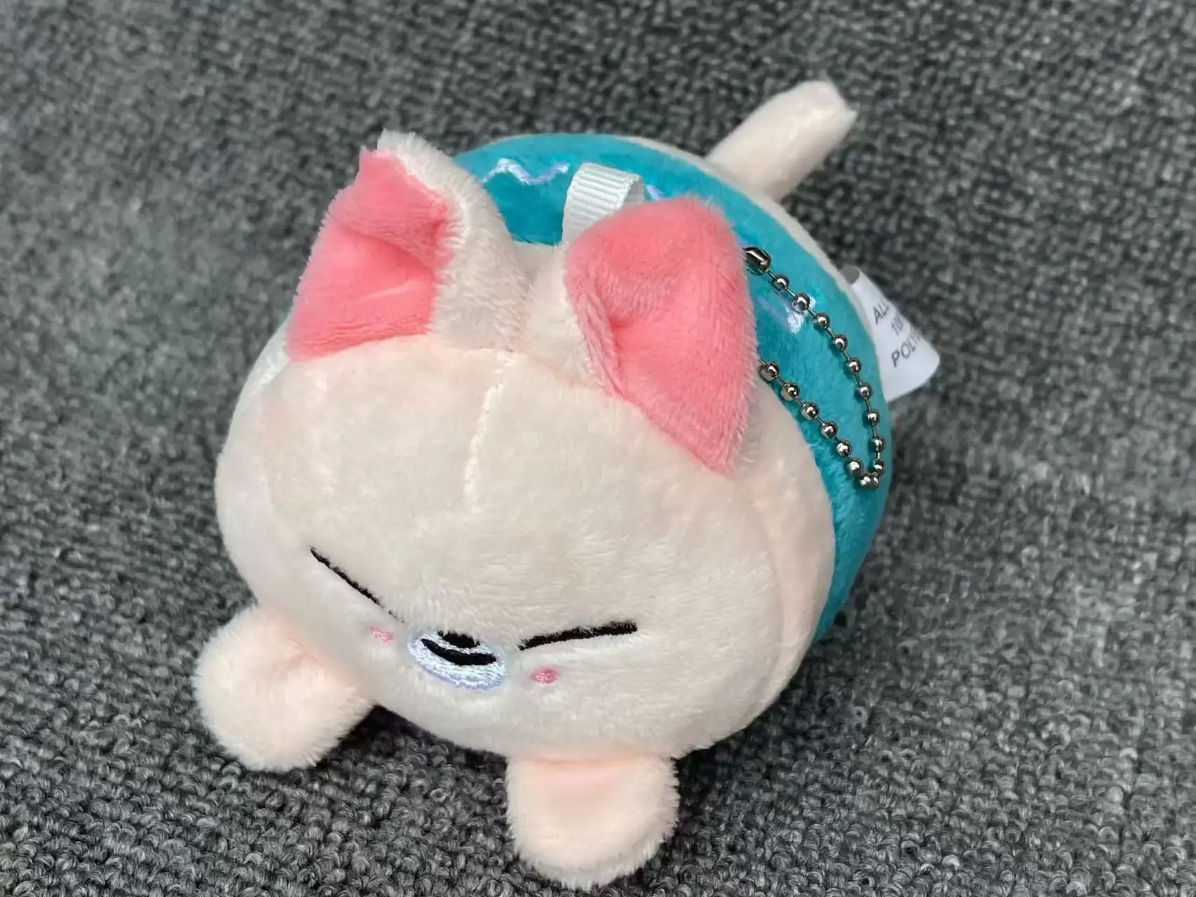 SKZOO Niedlicher Plüsch-Schlüsselanhänger, superweiches Mini-Tier-Hängespielzeug für Auto- und Rucksackdekoration, superweiches Mini-Tier-Hängespielzeug