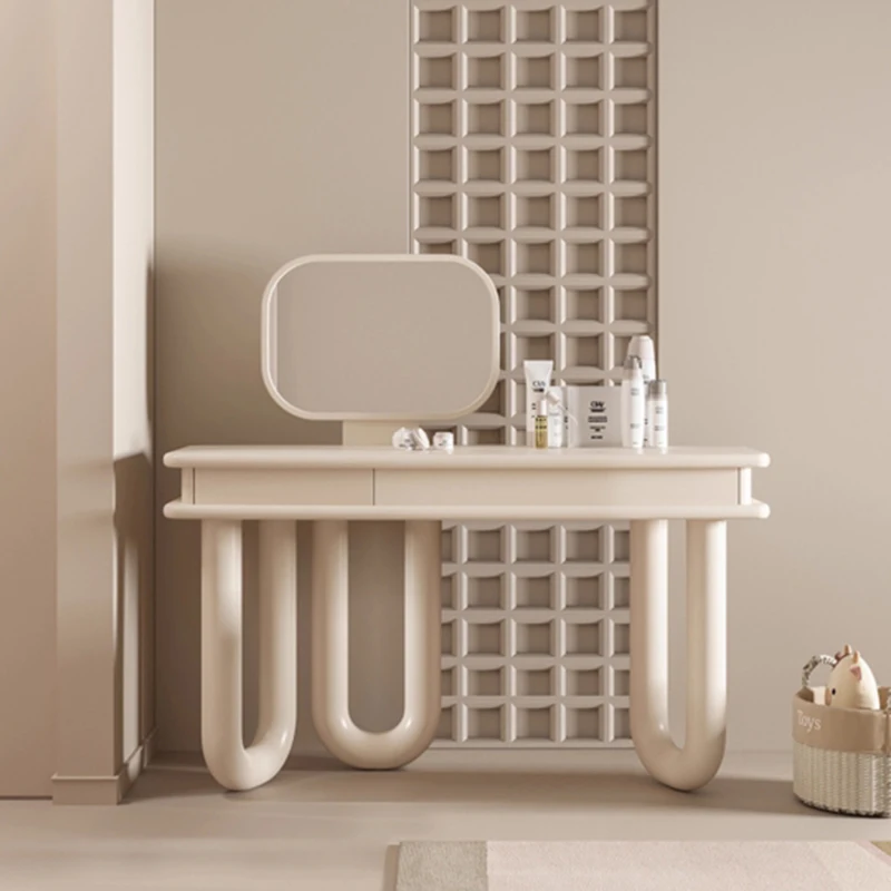 

Makeup Modern Vanity Table European Women Living Room Wood Girl Dressing Table Cosmetics White Penteadeira Trendy Furniture