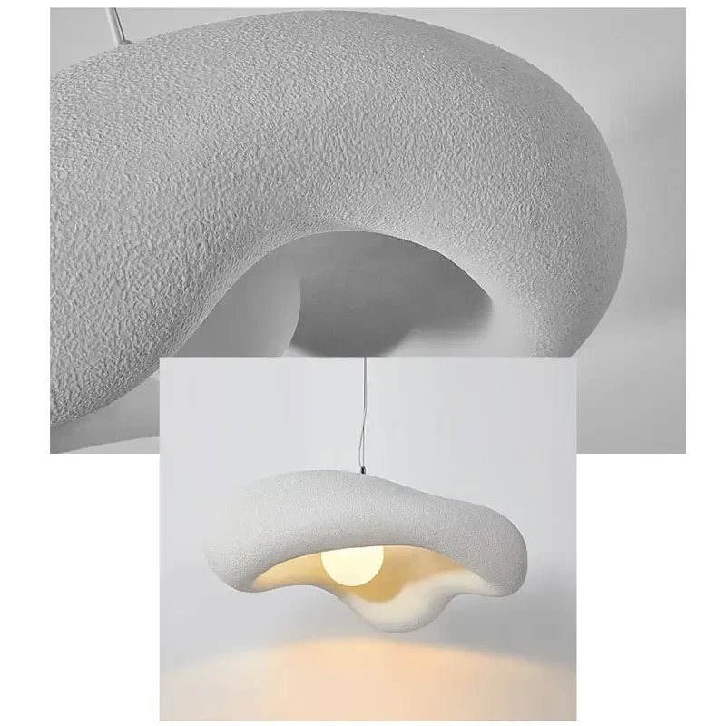 Nordic E27 Wabi Sabi LED lampade a sospensione per sala da pranzo ristorante cucina lampada a sospensione Decor lampadario a sospensione