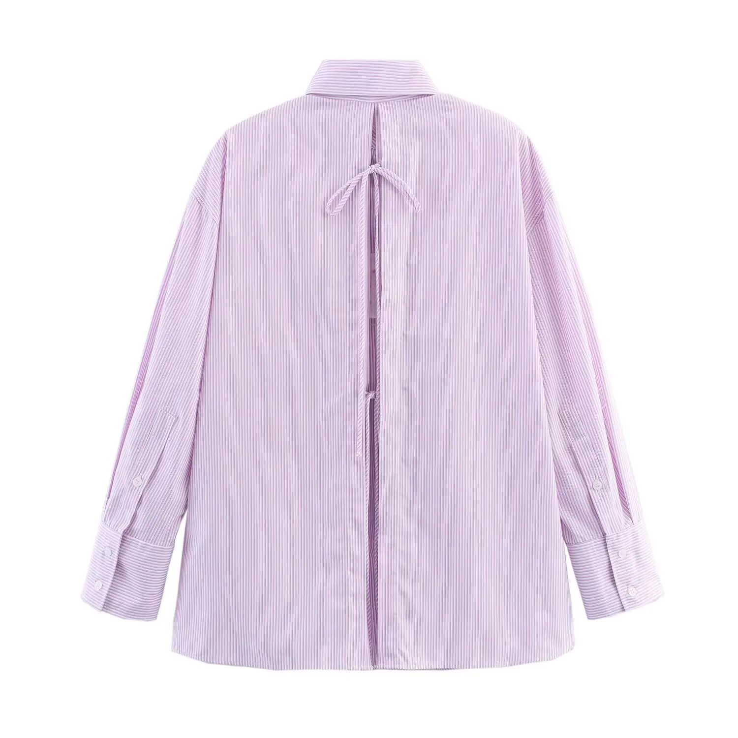 Moda casual feminina popeline camisa 2025 novo arco detalhe de volta versátil bela camisa confortável ajuste elegante topo