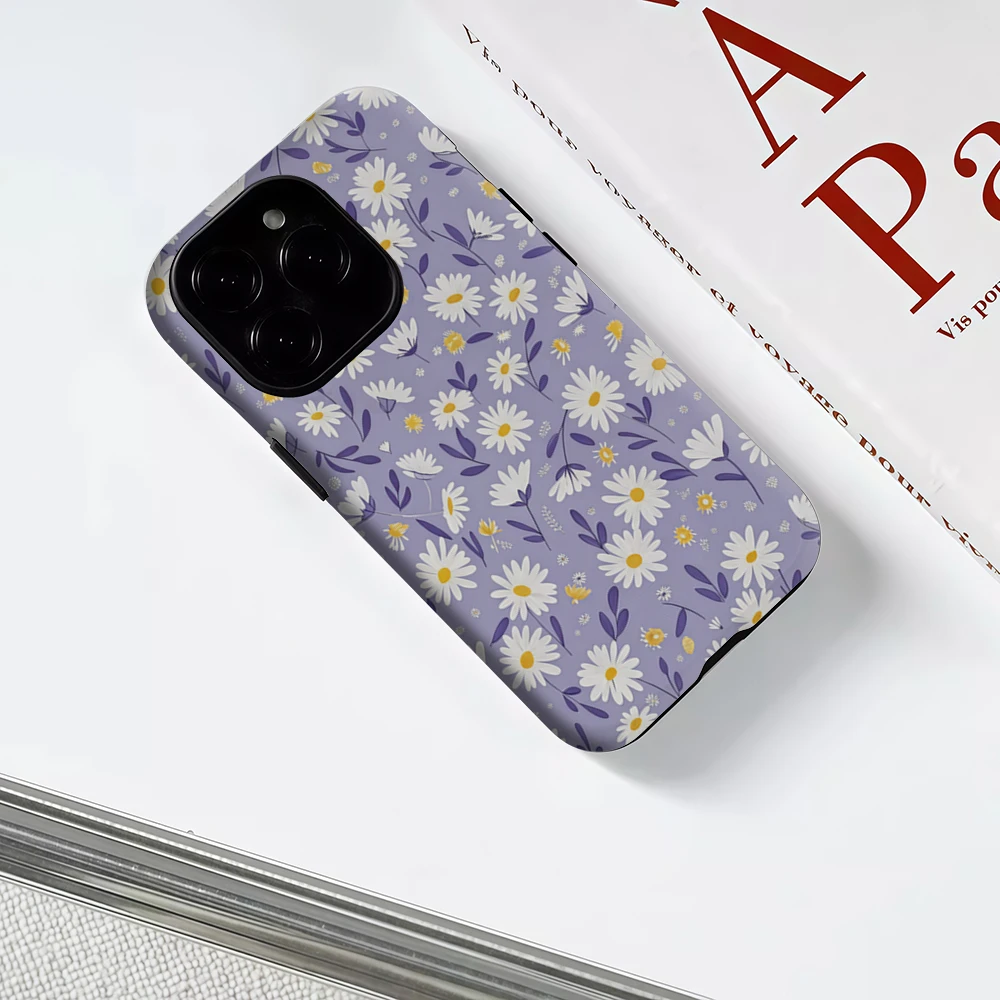 Lavender Daisy & Bee IPhone17 Must for Magnetic Phone Case for IPhone 17 16 15 14 13 Pro Max Plus Single Double-layer Tough Case
