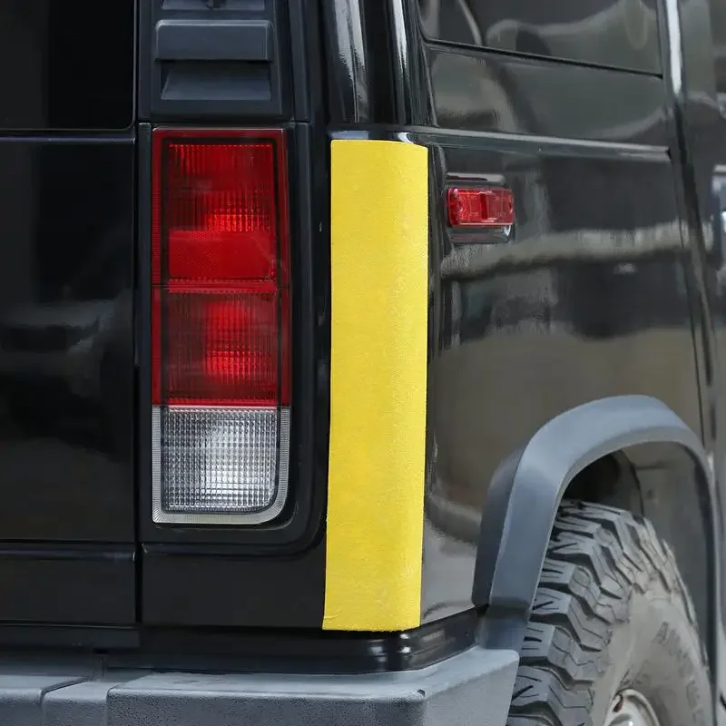 For Hummer H2 2003-2007 PVC Black Car Rear tail light anti-scratch sticker Trim Scratch Sticker Car Accessories
