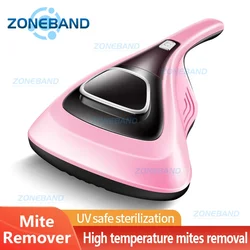 Handheld UV Bed Vacuum Cleaner Mite Removal Instrument High Frequency Electric Cleaning Machine for Home Mattress Bedding Sofa