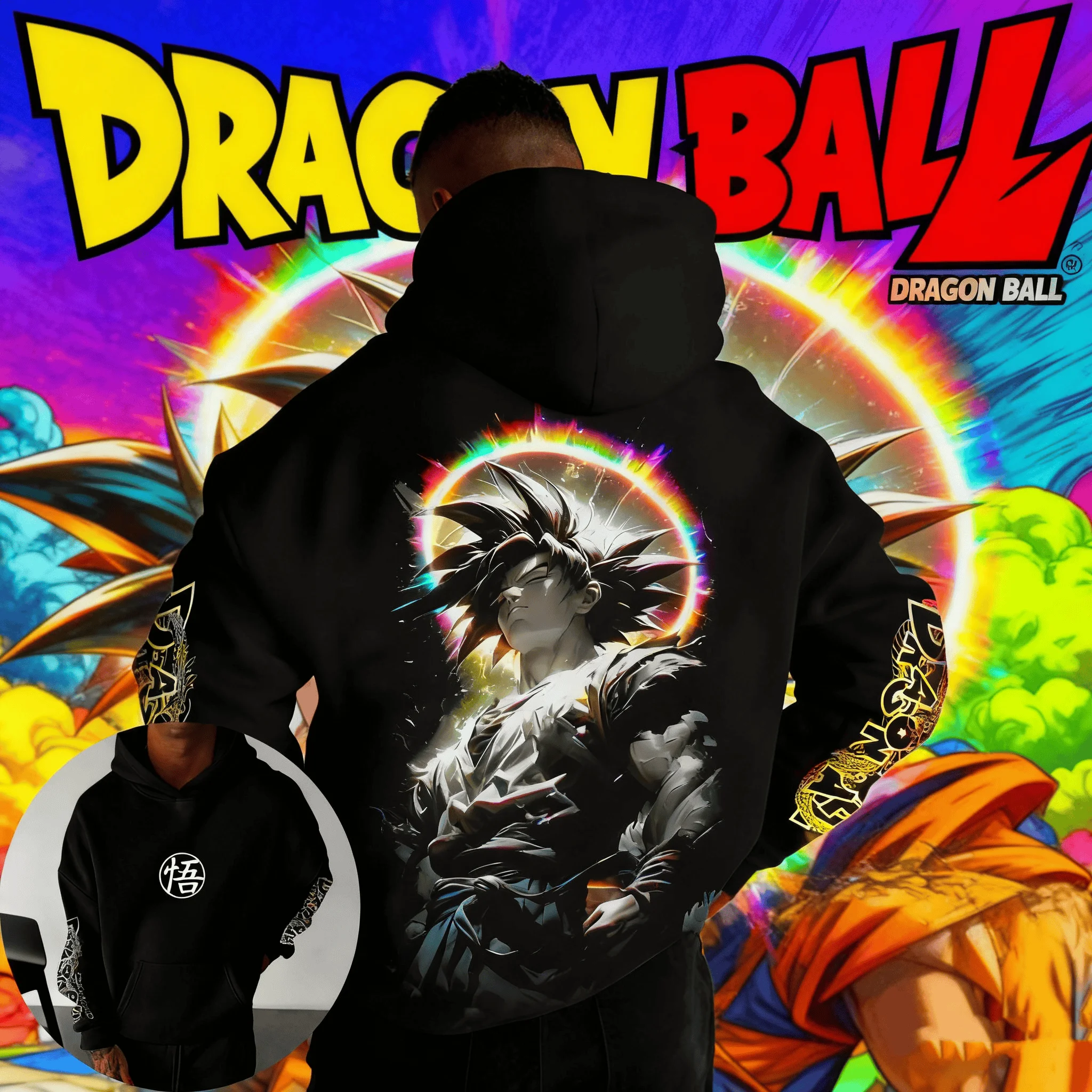 

Anime Dragon Ball Anime Sun Wukong 2025 Autumn/Winter New Hot Selling Men's Women's Hip Hop Fashion Loose Cotton Hoodie