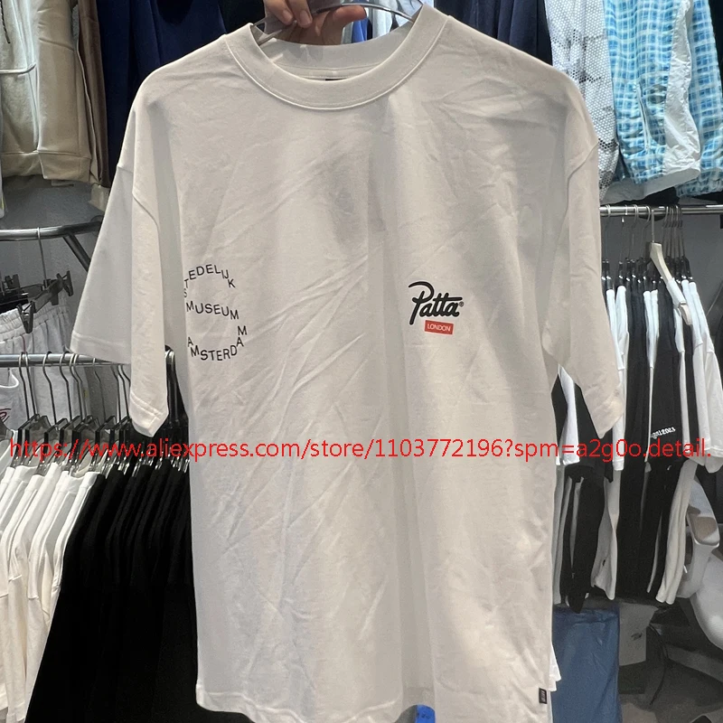 Summer Casual Fashion Patta T-shirts Men Women Daily Clothes Short Sleeve Top