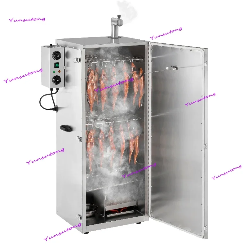 

Premium Quality Easy to Use and Clean Meat Fish Electric Smoking Oven 8 Racks 147L 1000W with Timer Stainless Steel Food Smoker