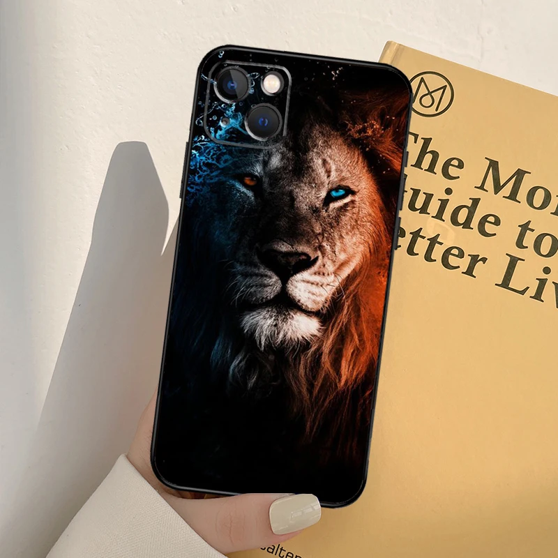 حافظة لهاتف آيفون 16 15 14 13 11 12 Pro Max 13 12 mini XR 16e 15 16 Plus غطاء كامل #5