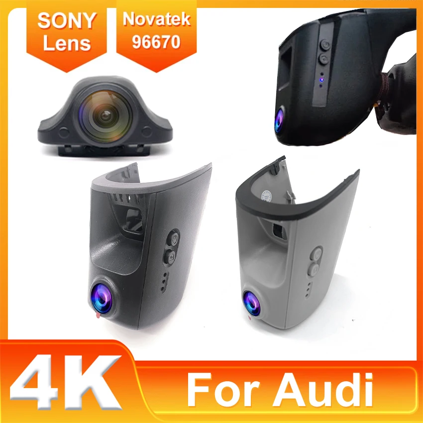 Car DVR For Audi Q5 A4L High Configuration 2018-2025 Easy to install Wifi Video Recorder Dash Cam Camera Night Vision UHD 2160P