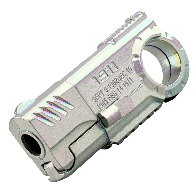 Pistolet pierścieniowy Soft Bullet Gun Przenośny Mini 3D Decompression Shell Ejection Alloy Outdoor Funny Toy Boy Birthday Gift Fidget Toys