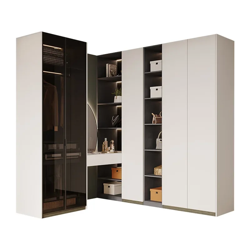 Jiangmen Foshan Guangzhou whole house customization factory design and customization of wardrobes, desk combinations