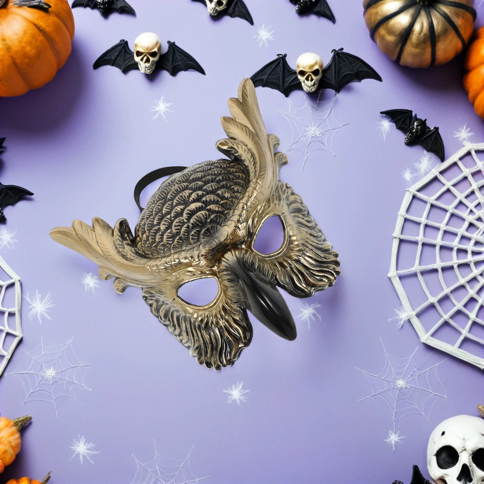 

Plastic Owl Mask Half Face Masquerade Mask for Adults Halloween Carnival Cosplay Accessory Costume