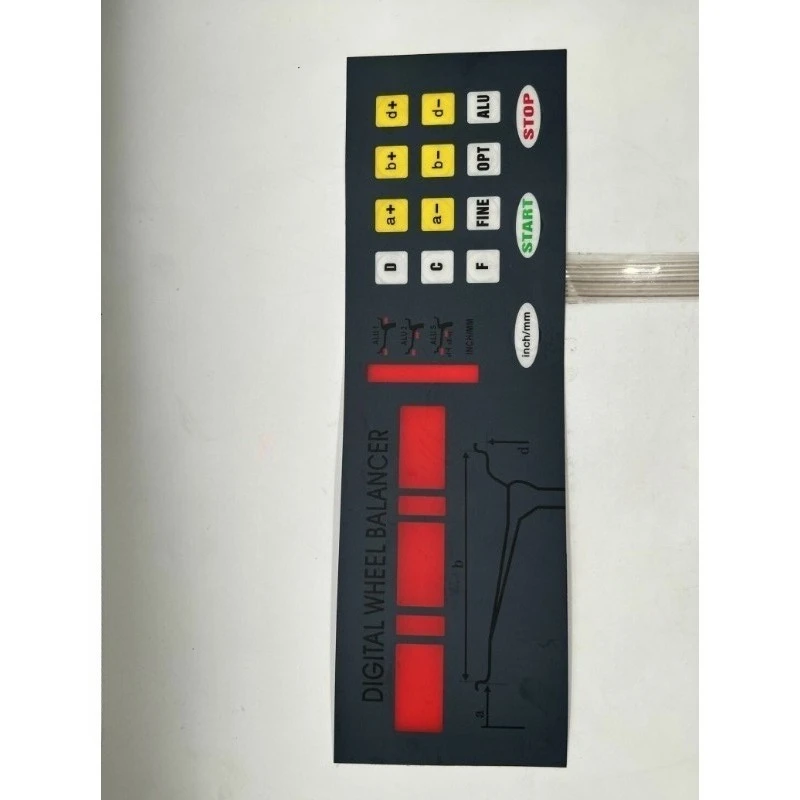 1PC Balancing Machine Parts 8 Line Button Control Panel Suitable Fit For Unite U-120
