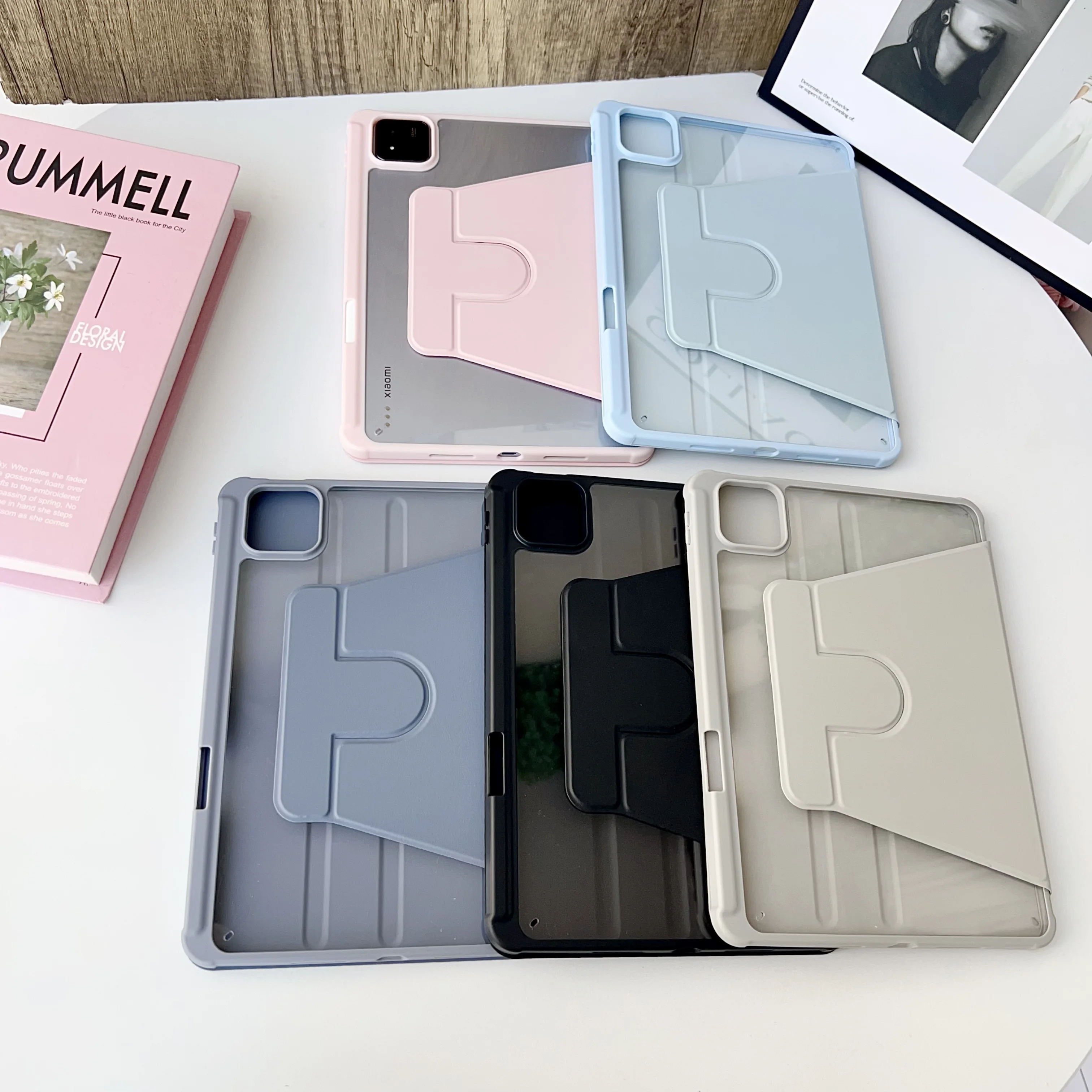 

Acrylic Case for Xiaomi Pad 8 7 11.2 inch Pad6 11" Stand Tablet Cover for Xiaomi Pad 6 11inch Pad 7Pro 8Pro 11.2" with Pen Slot