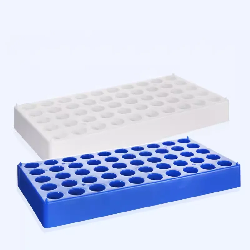 1PCS 1.8ml2ml To 20ml sample bottle rack injection bottle rack 50-well liquid rack plastic item empty bottle rack Lab Tools