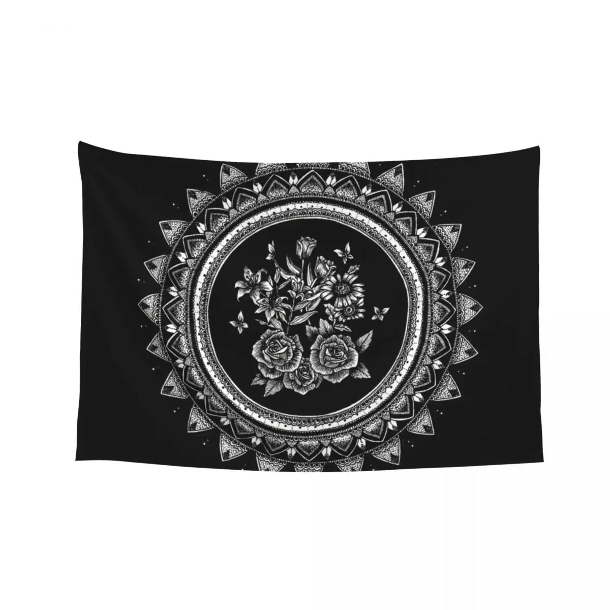 

Bouquet Mandala Tapestry Room Decor Korean Room Decor Home Decorations Tapestry