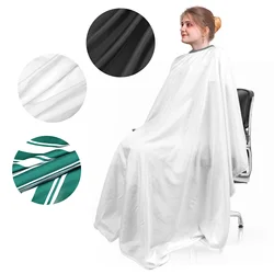 FnLune black white Silicone Scarf Antistatic Hairdresser Apron Cutting Cape Hair Salon Gown Apron Shop Barber Apron Accessories