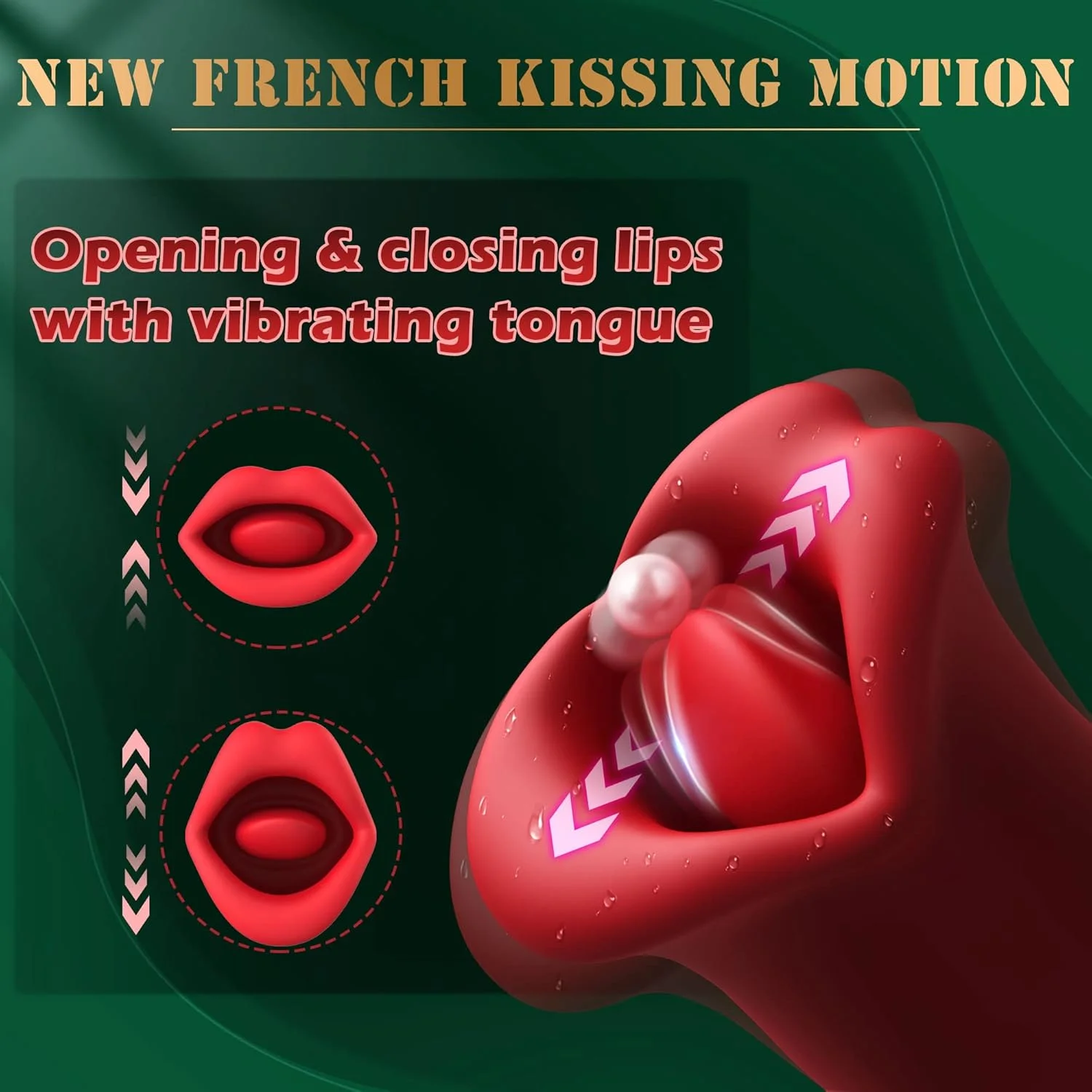 Sex Toys Sucking Vibrator for Women Tongue Licking Clitoris Sucker Female Powerful Clitoral G Spot Nipple Stimulator Adult Goods - Image 3