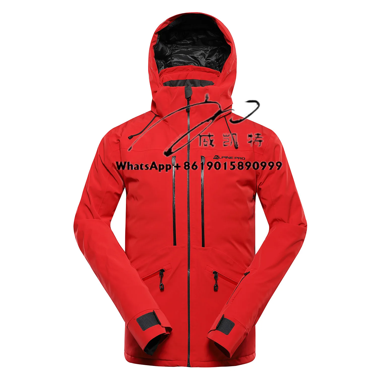 Men's Ski Jacket OEM Custom Waterproof Ski Suit Snow Wear Winter Ski Snow Jacket Men