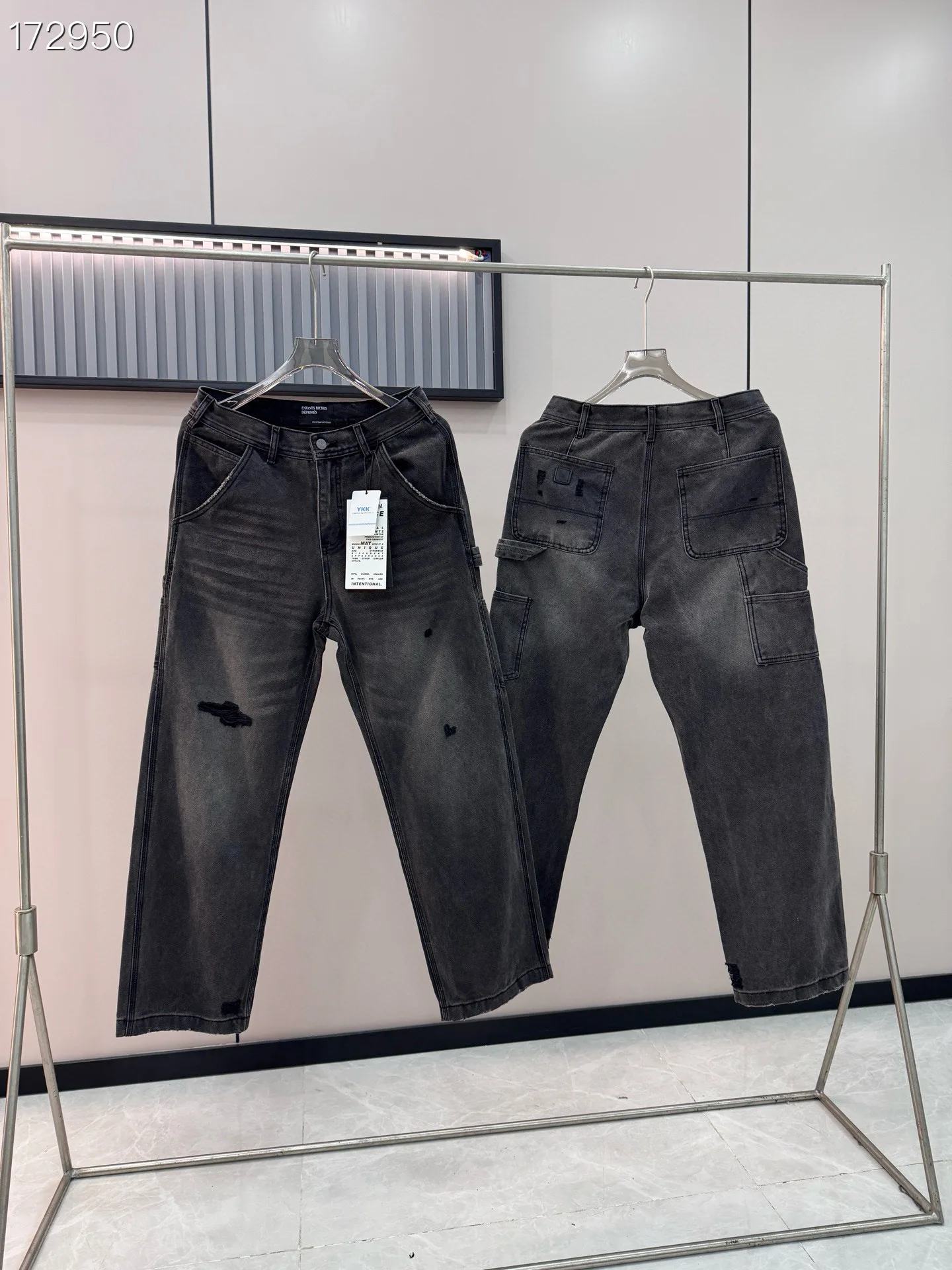 

Свободные повседневные рабочие брюки, мужские и женские свободные повседневные брюки с прямыми штанинами Faion Urban Sle, осенние длинные брюки