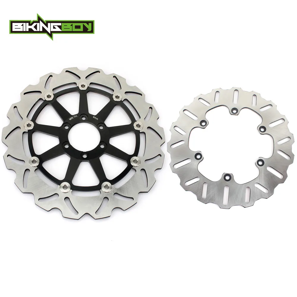 BIKINGBOY Front Rear Brake Discs Disks Rotors For Cagiva MITO 125 8P 91-10 94 95 96 97 98 99 00 01 02 03 04 05 06 MITO 500 07 08