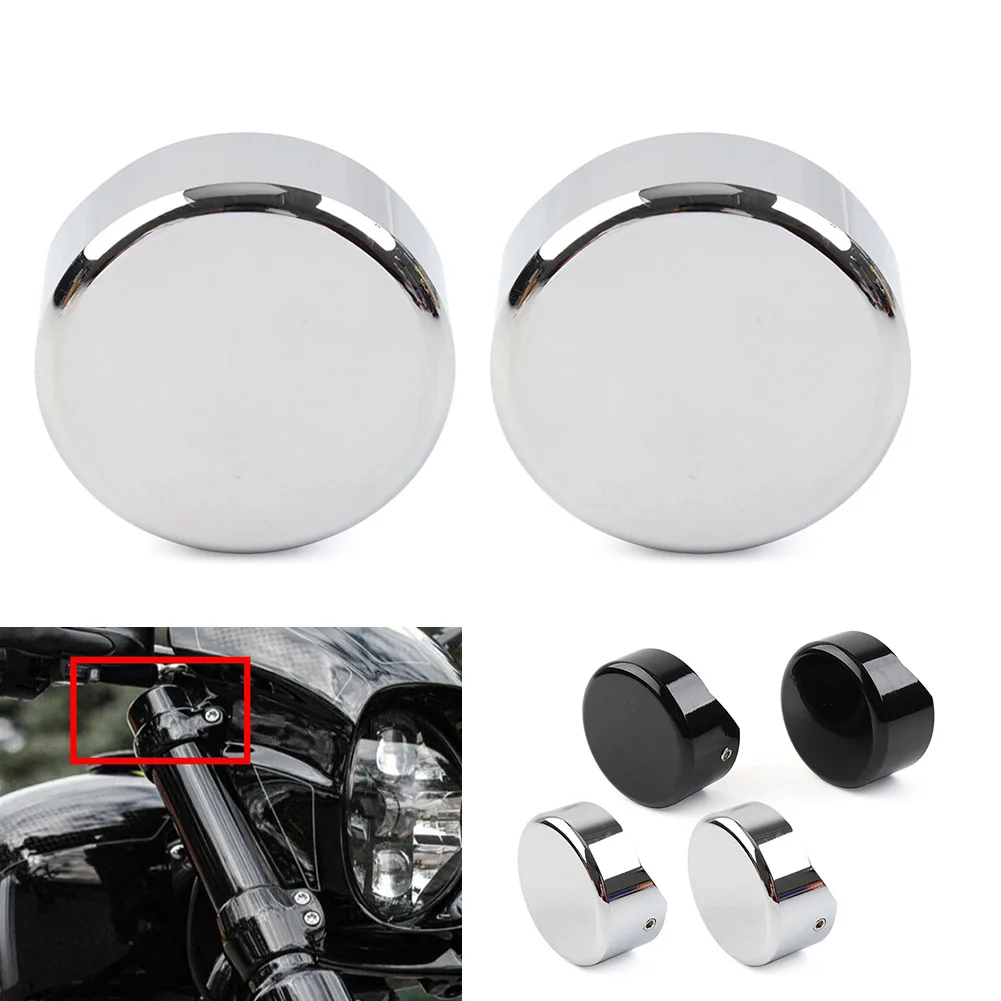 

2Pcs Motorcycle Aluminum Upper Fork Caps Cover For Harley Davidson Softail Breakout FXBR FXBRS 2018 2019 2020 2021 2022 2023