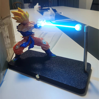 Anime characters Dragon Ball Son Goku Kakarotto model Kamehameha night light ornaments children's toys birthday gift