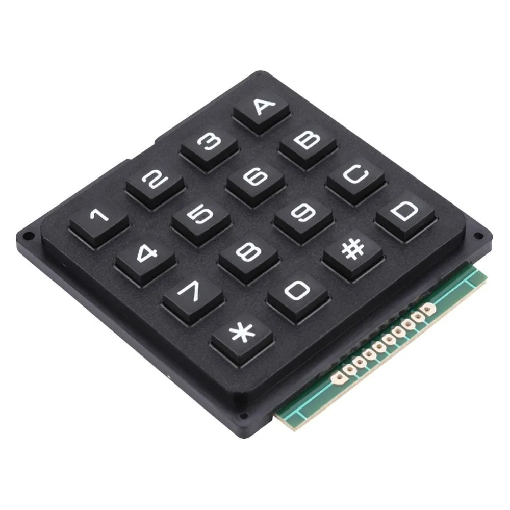 Practical 4x4 Numeric Keypad 16 Keys Portable Keyboard Modules External Keypad DIY Electronics