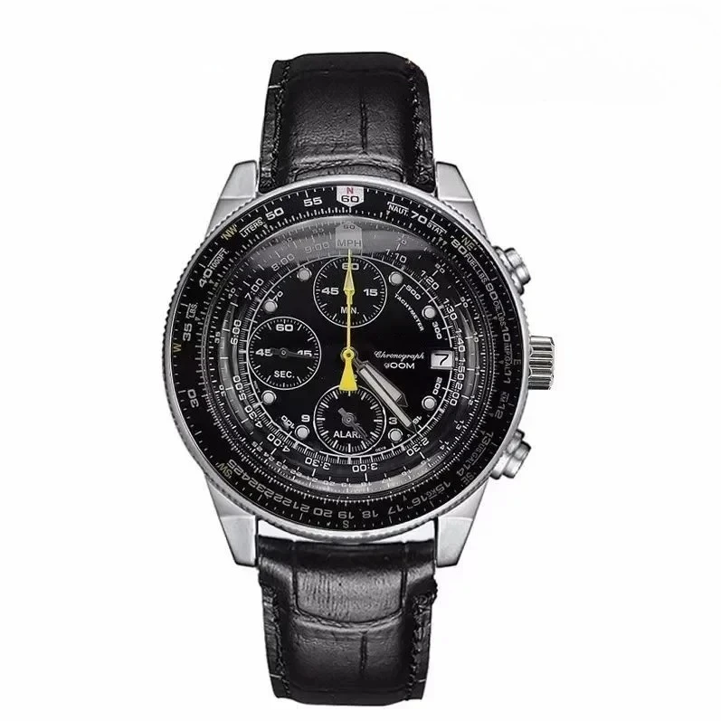 ​ ساعة كوارتز رجالية فاخرة 2025، ستانلس ستيل، كريستال ياقوتي، عرض التاريخ، مقاومة للماء، مضيئة، كاجوال للعمل