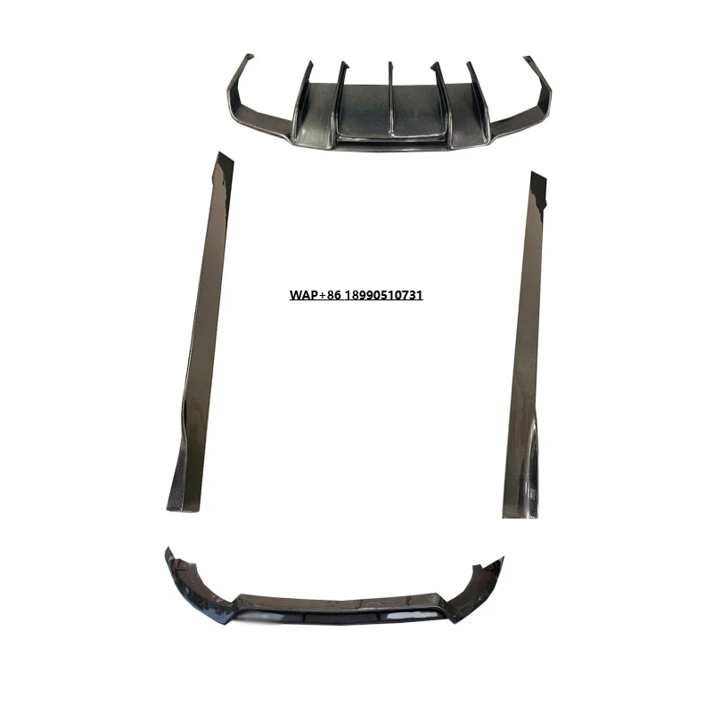 

Carbon Fiber Front Bumper Lip Side Mirrors Skirts Spoiler Rear Diffuser Body Kit for Mercedes Cls W218 Cls300 Cls350 Cls500 AMG