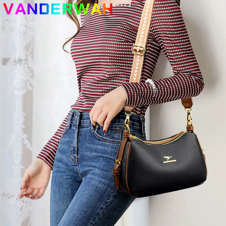 Luxury Designer Handbags Purses Women Fashion Solid color Crossbody Bags Pu Leather leisure Female Shoulder Messenger Bags sac