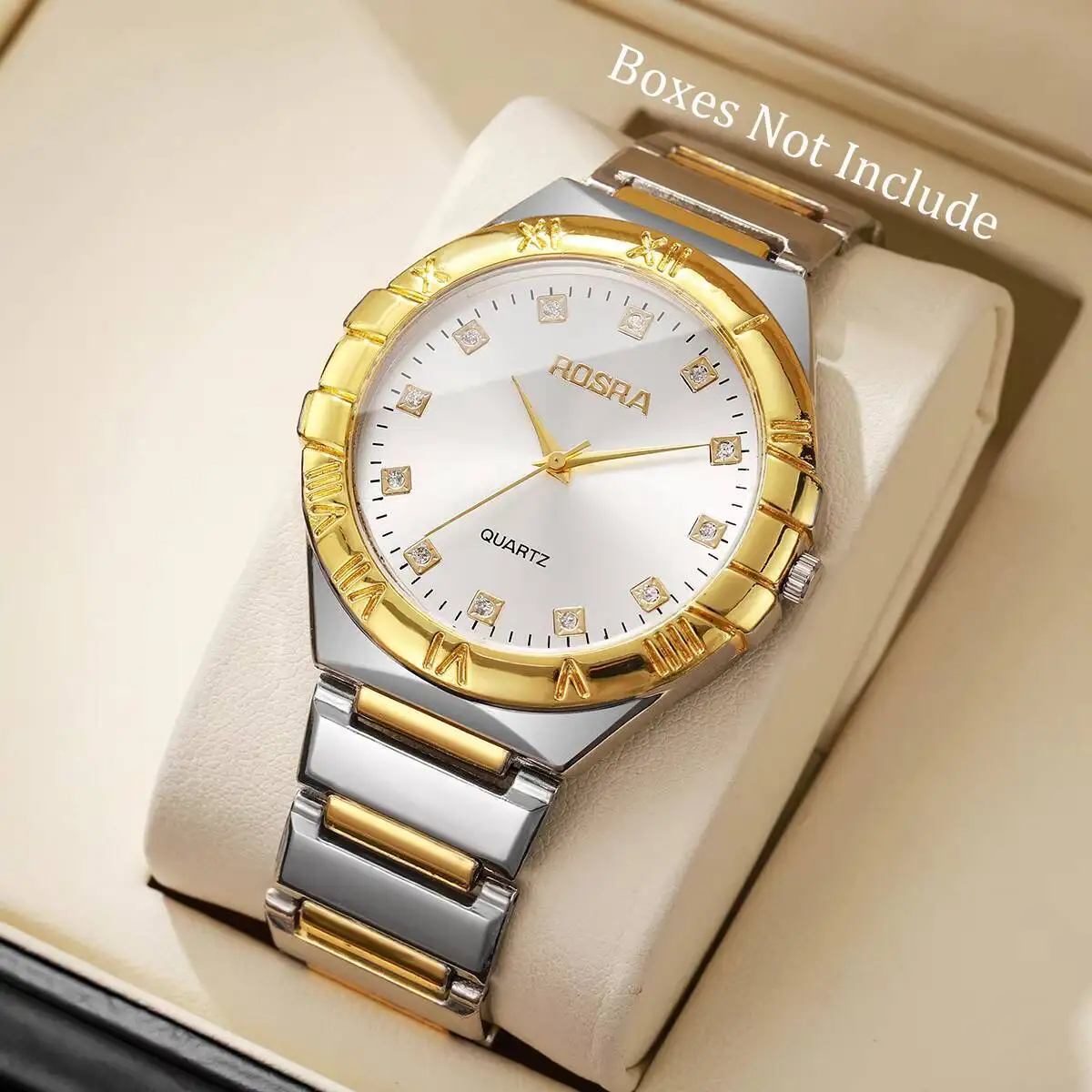 

Роскошные мужские кварцевые часы со стразами, модные аналоговые мужские деловые наручные часы Reloj Hombre, подарок (без коробки)