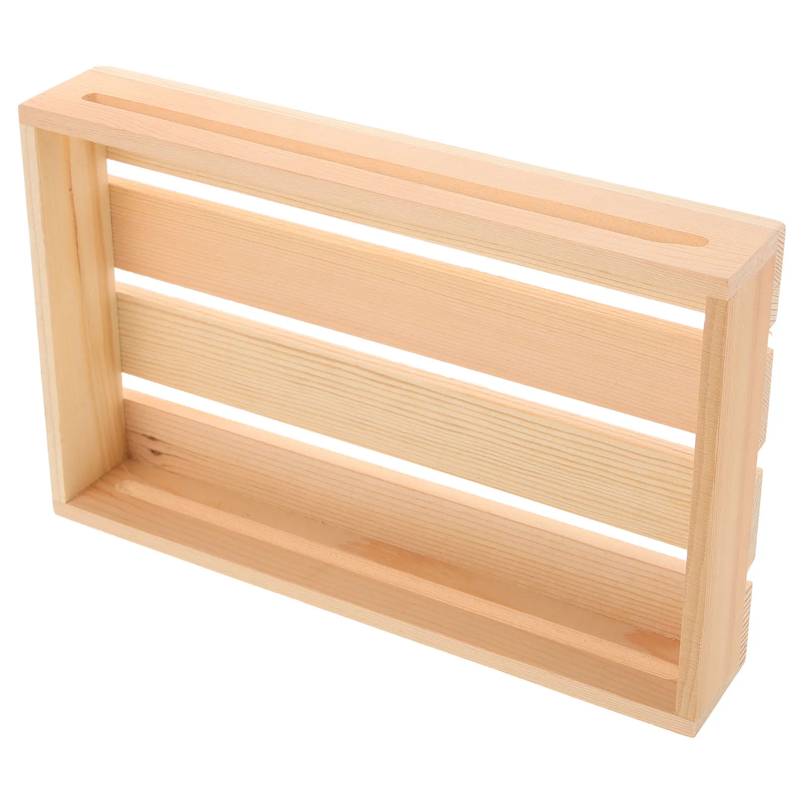 

Natural Wood Holder Bar Wooden Tray Anti-Slip Soap Dish For Bathroom Shower Kitchen Storage Rack Self Draining Soap
