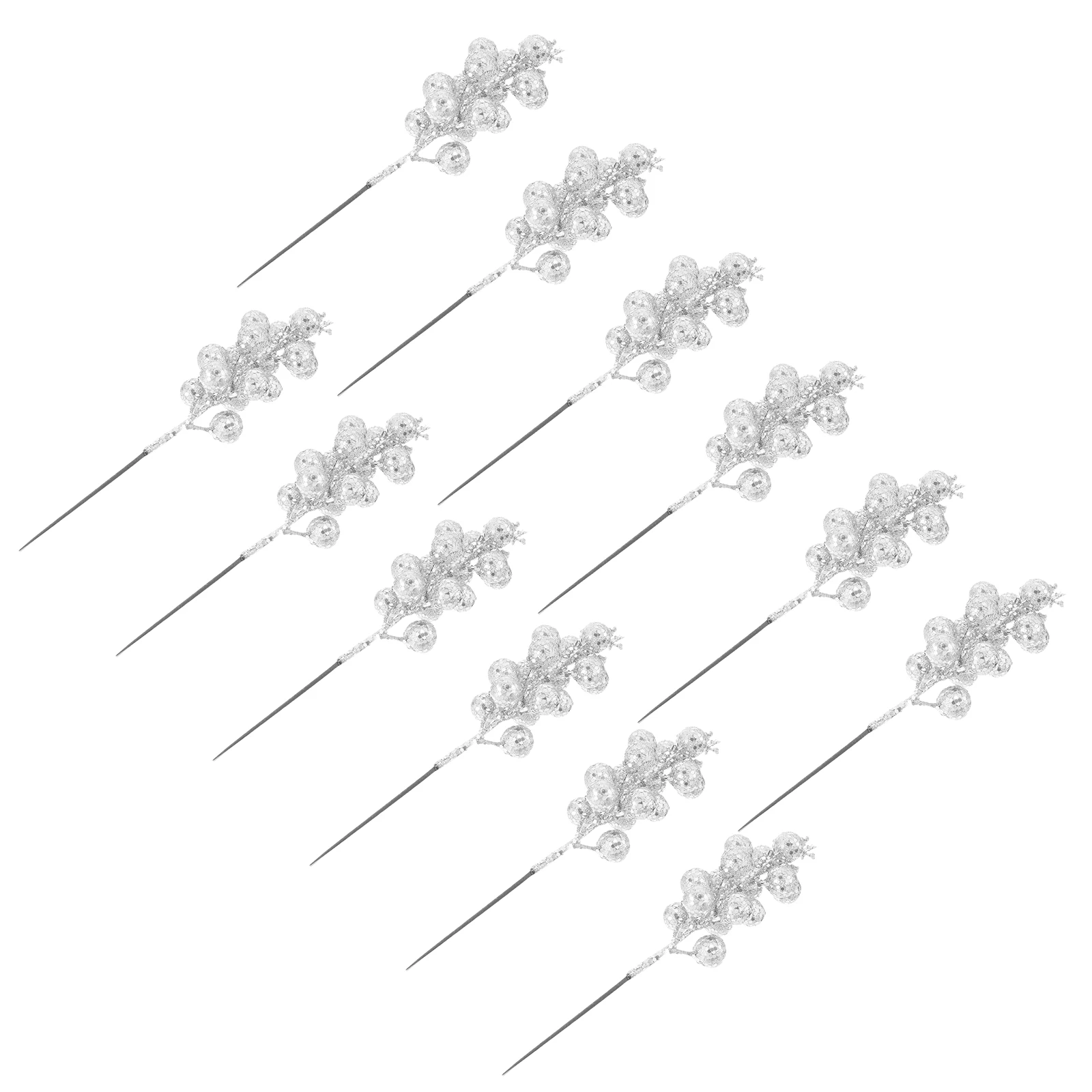 

12Pcs Artificial Berries Decorative Berry Simulation Branches Floral Arrangement Supplies Wedding Room Decor Xmas Party